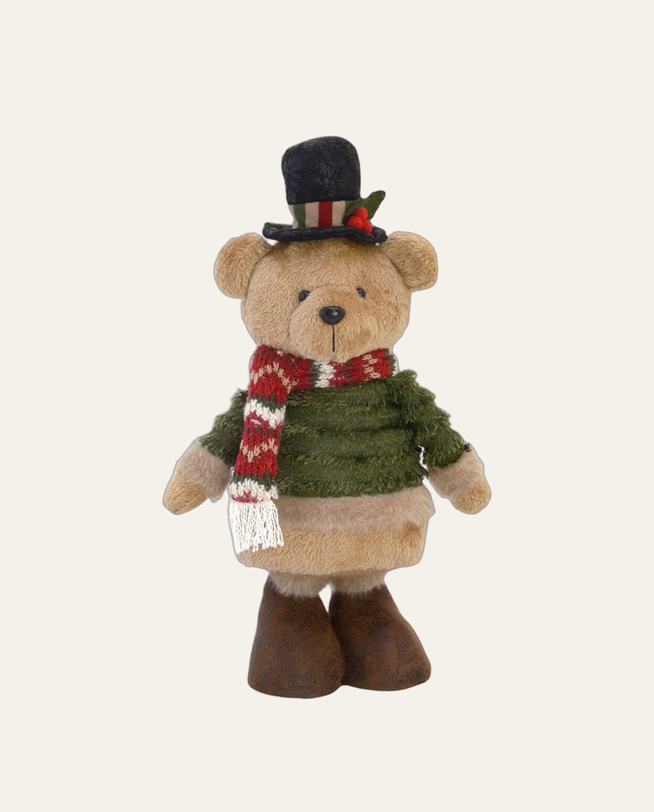Urso Natalino Cartola Verde - image 0
