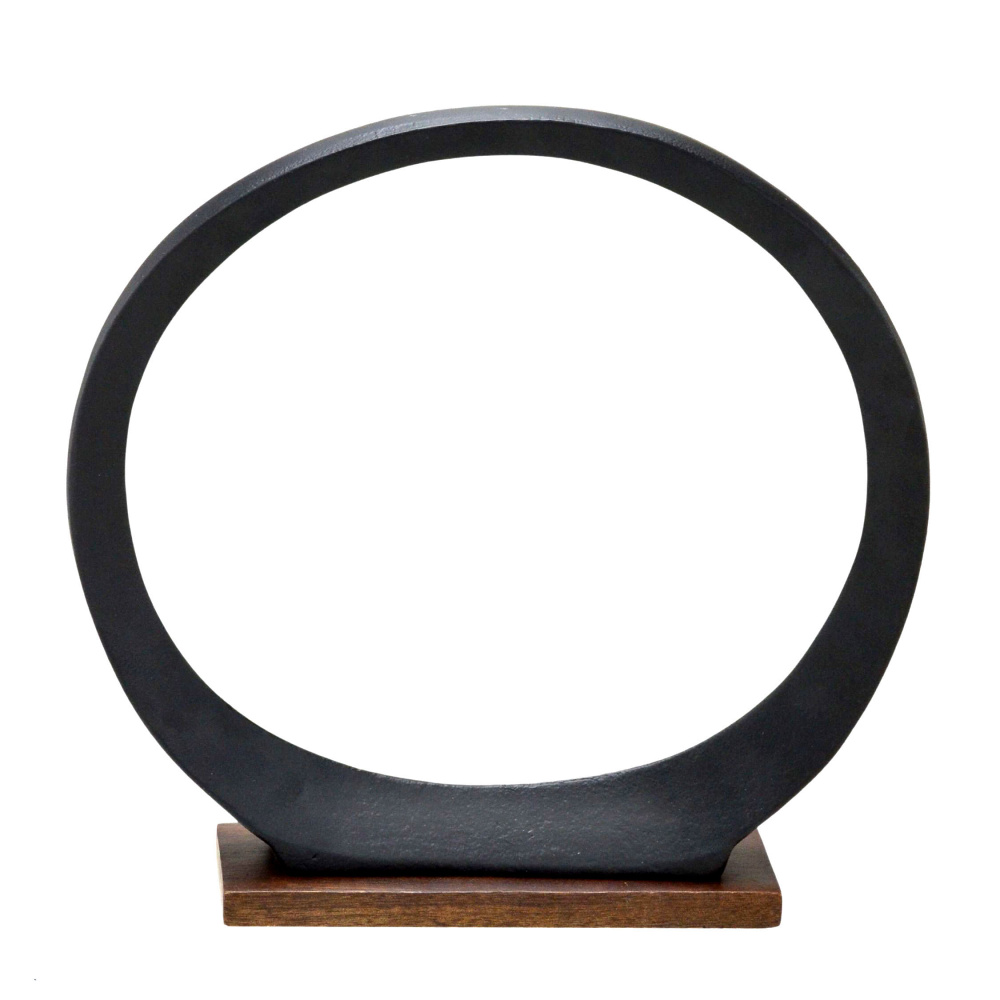Circulo Decorativo Marrom image number 0