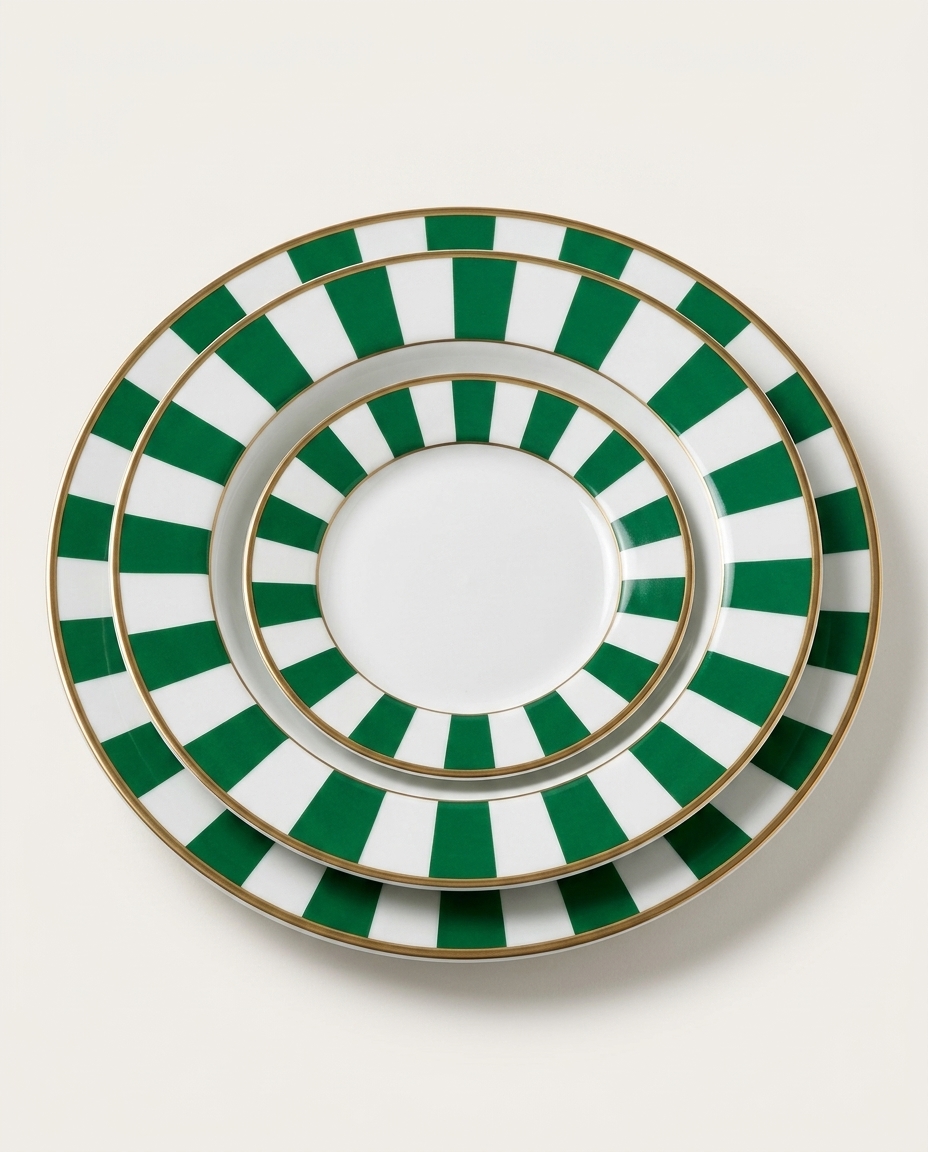 Jogo de Jantar Alken Stripe Verde image number 2