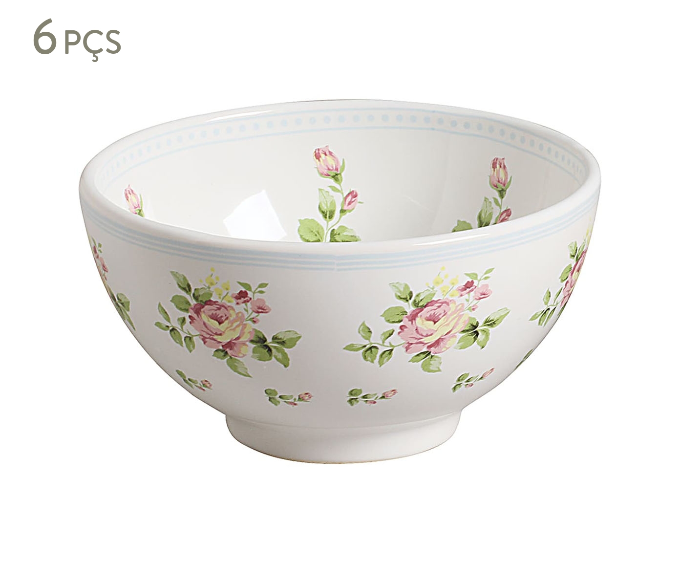 Jogo de Bowl Mini Rosas Vo Dulce image number 0