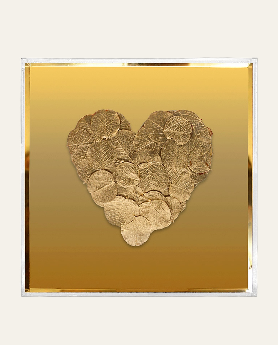 Caixa Decorativa Heart Dourado - image 0