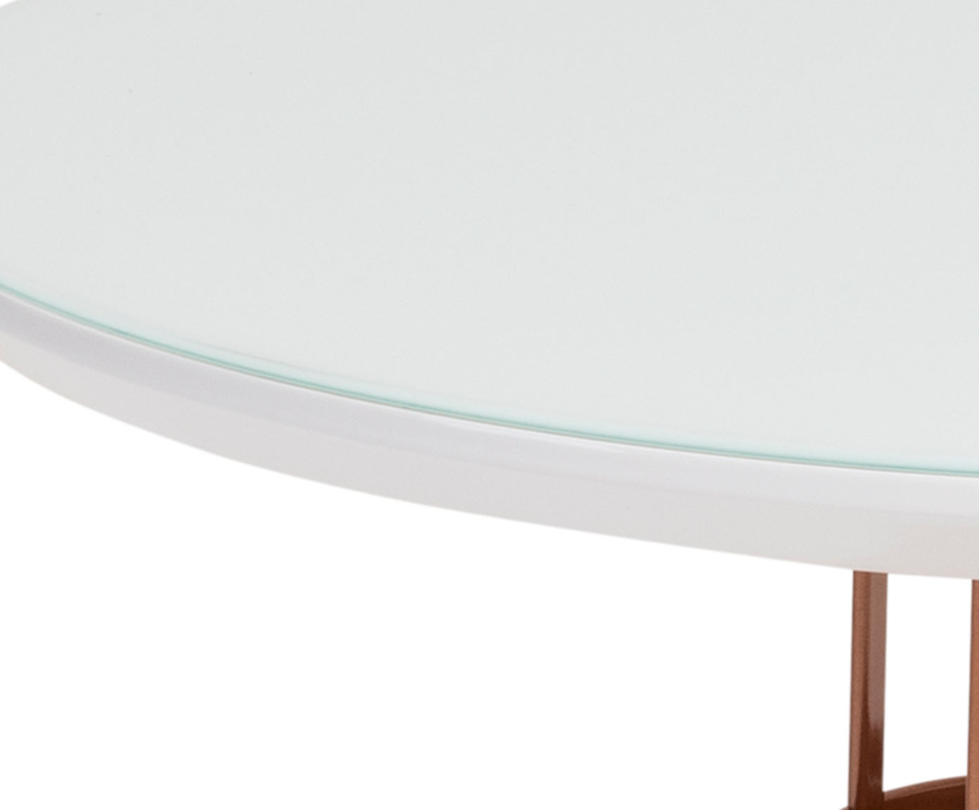 Mesa Lateral Chiara - Castanho e Branco image number 2