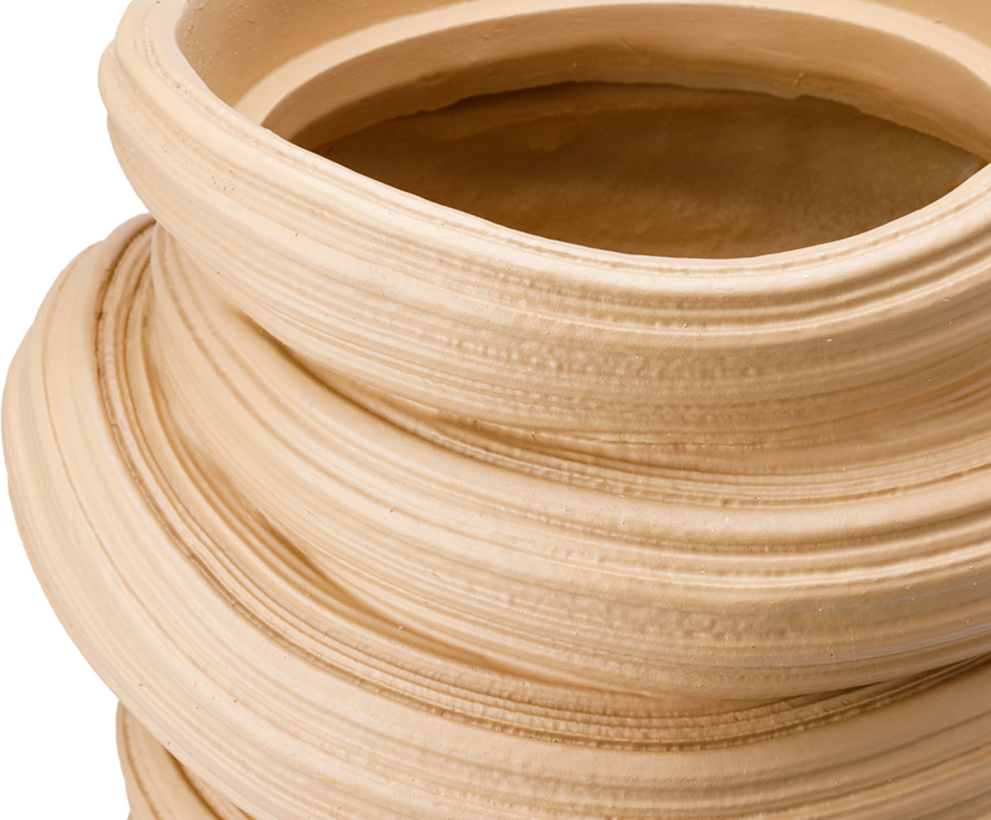 Vaso Cer&ecirc;mico Elos Bege image number 2