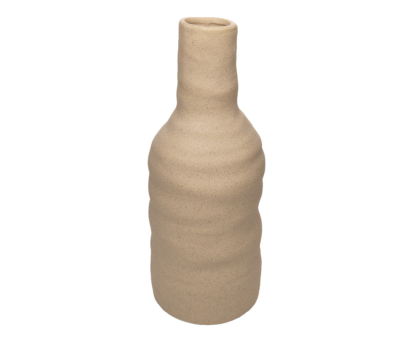 Vaso de Cer&acirc;mica Doha Ondas Bege image number 0