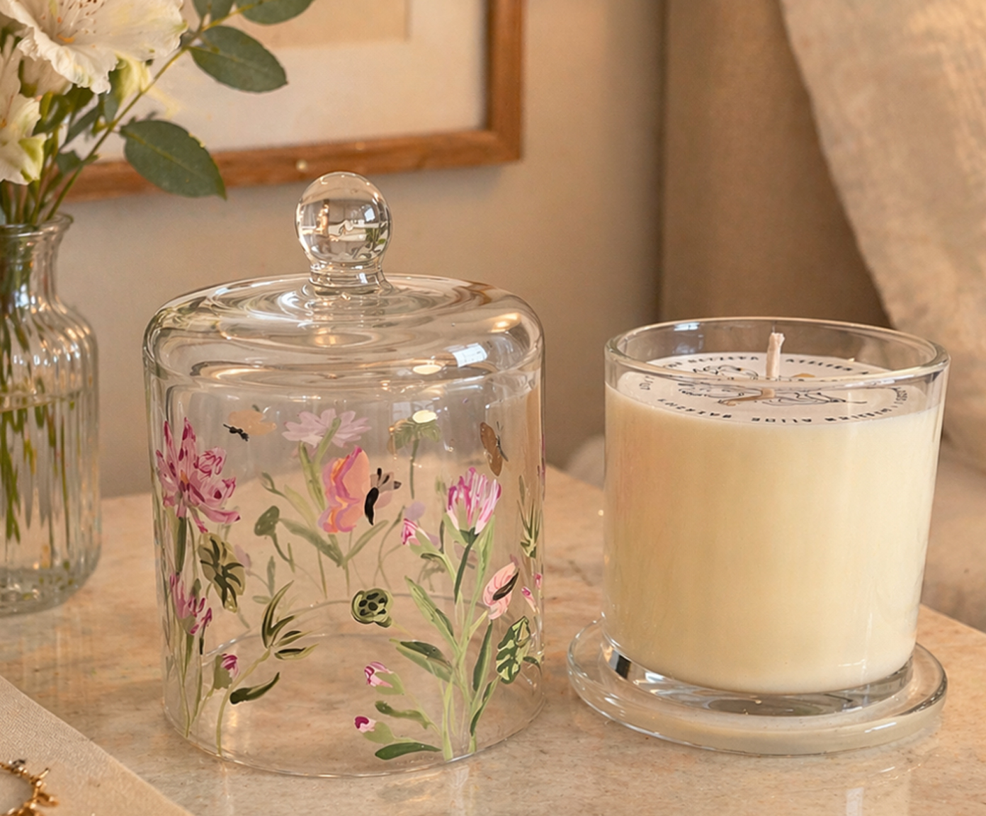 Vela Perfumada com Cloche Garden image number 1