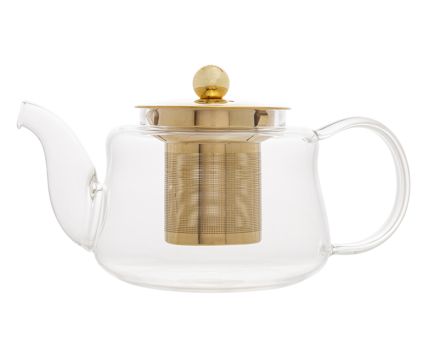 Chaleira com Infusor em Inox Aylena Dourada image number 0
