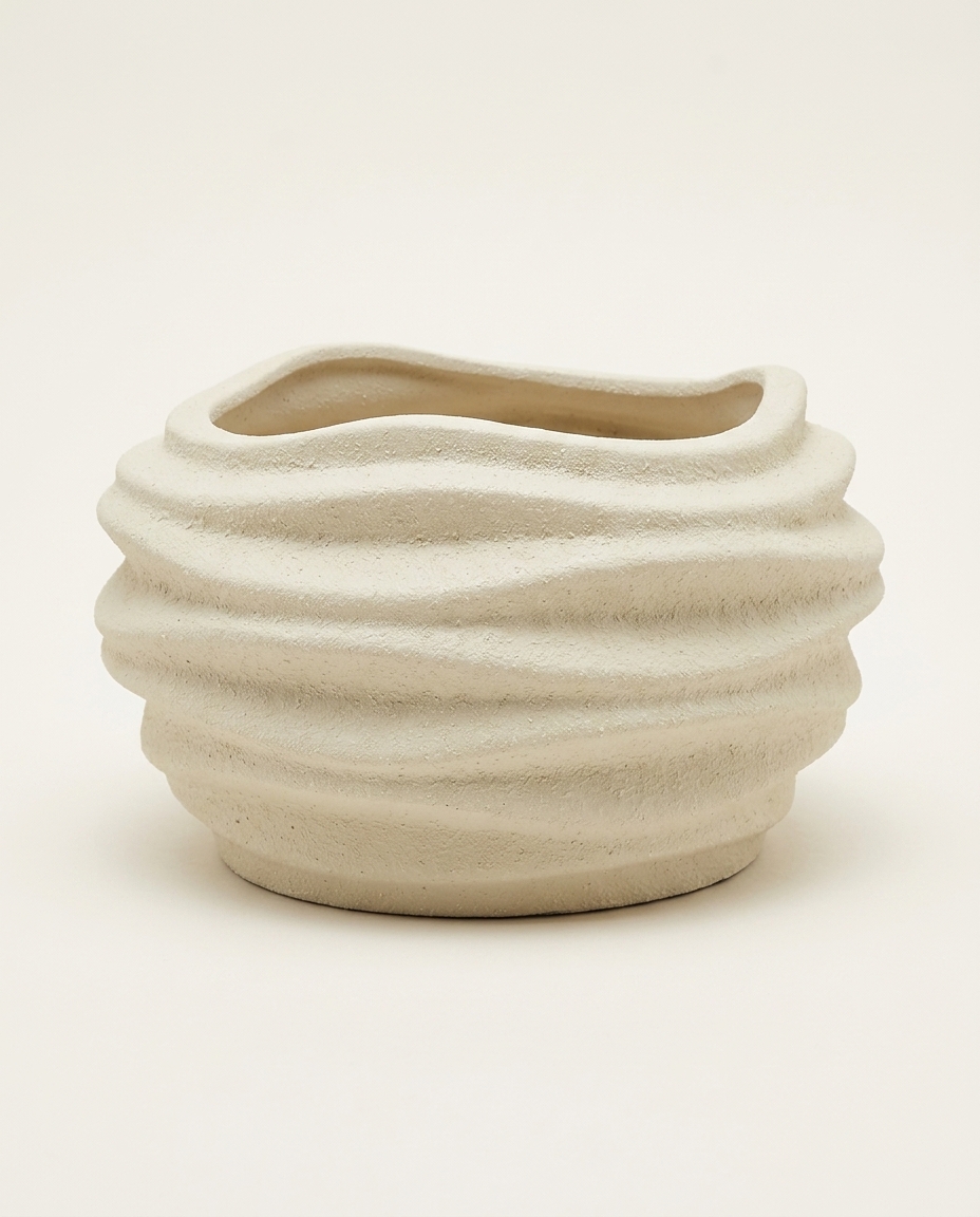 Cachepo Zen III Off-White - image 1