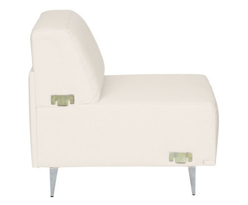 Sof&aacute; Modular com Chaise Ant&ocirc;nio Ch&aacute; Branco image number 6