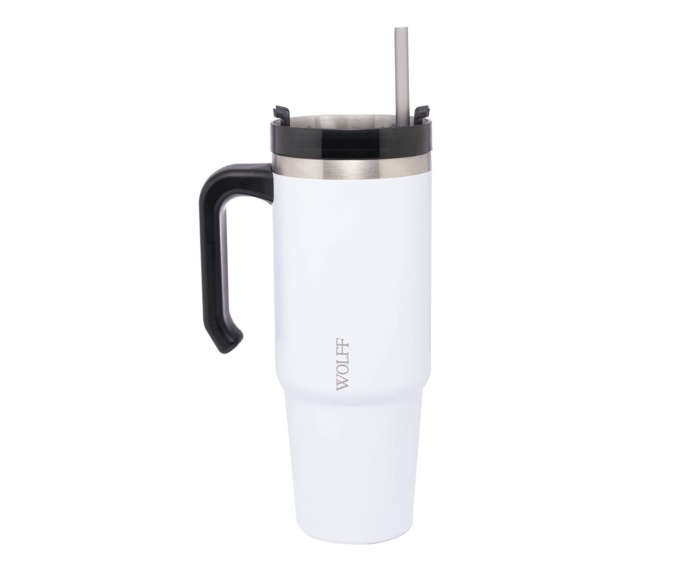 Caneca T&eacute;rmica com Parede Dupla Slimterm Branca - image 1