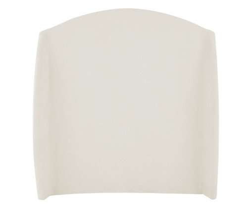 Cabeceira em Boucle Aveludado Smooth OffWhite image number 6