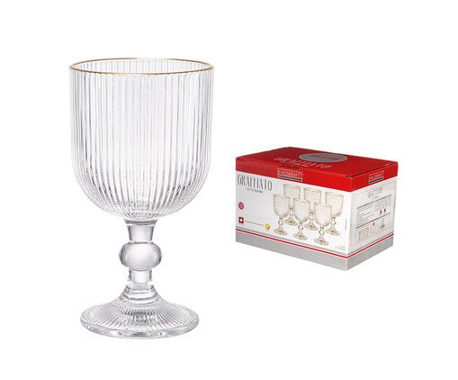 Jogo de Ta&ccedil;as Gift com Borda para Vinho image number 1