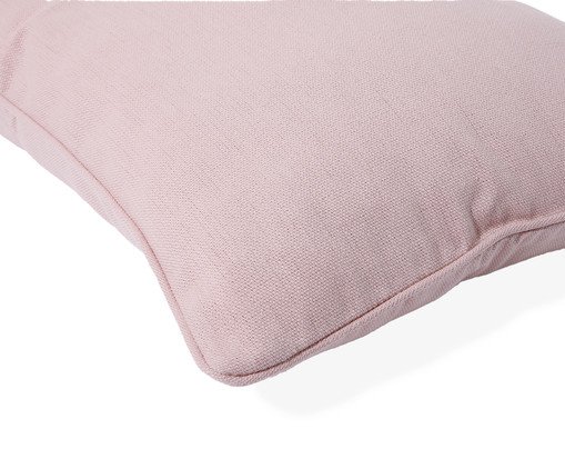Capa de Almofada Retangular com Cordon&ecirc; Rosa image number 3