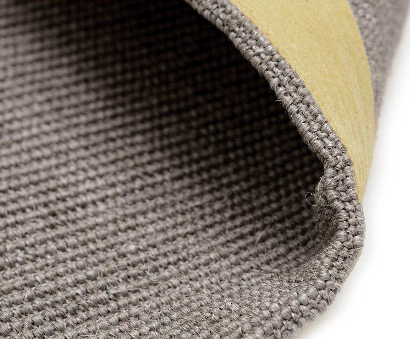 Tapete Redondo em Sisal com Dobra Virada Boucle - Cy image number 2