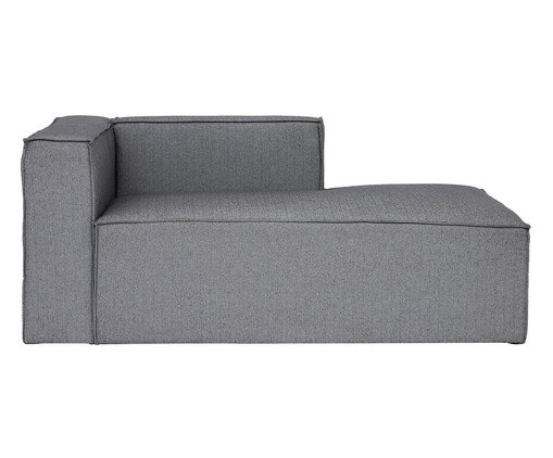 Sof&aacute; M&oacute;dulo Chaise Mensa Cinza Escuro image number 1