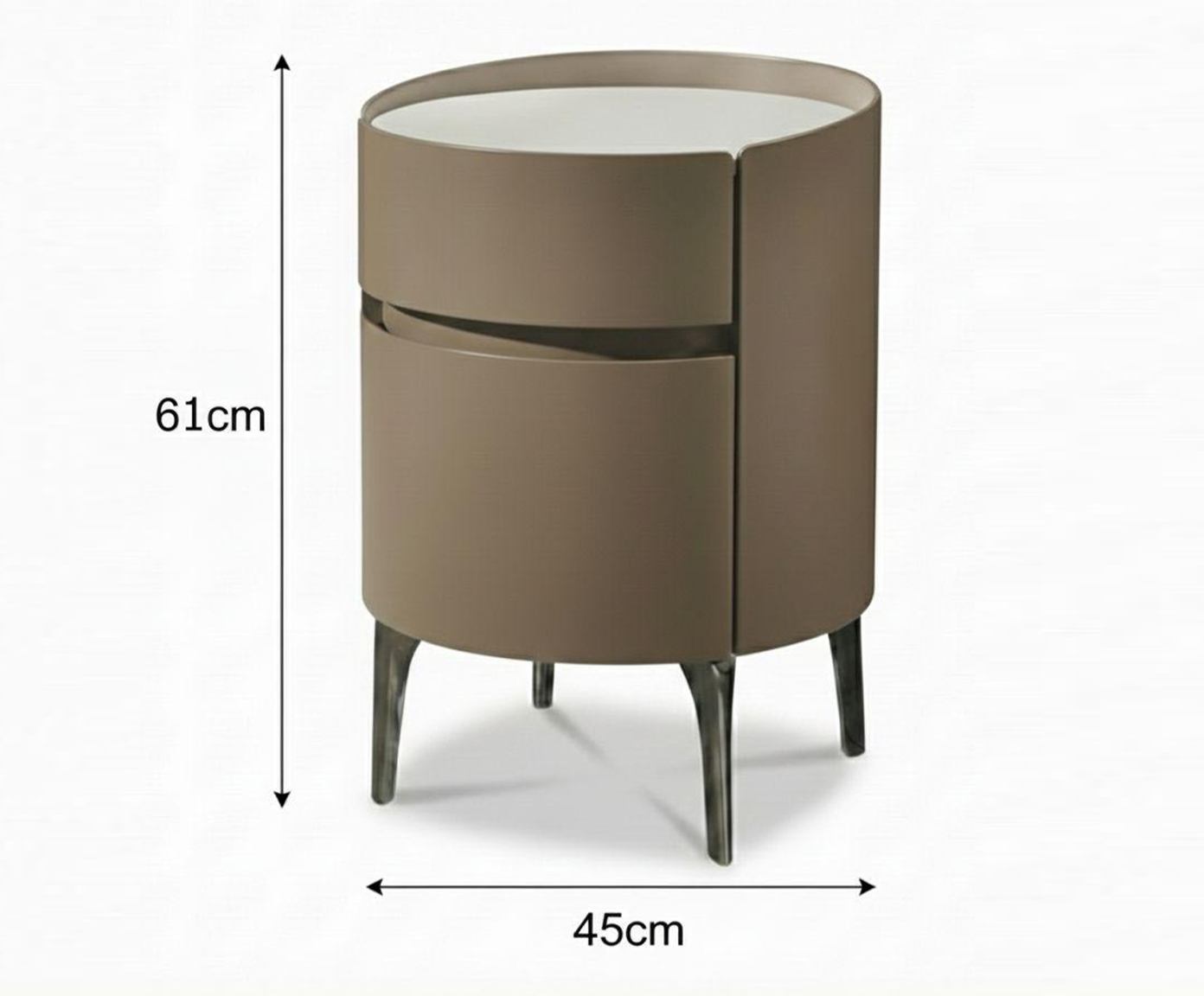 Mesa de Cabeceira Inteligente Smart Illusion Capuccino image number 2