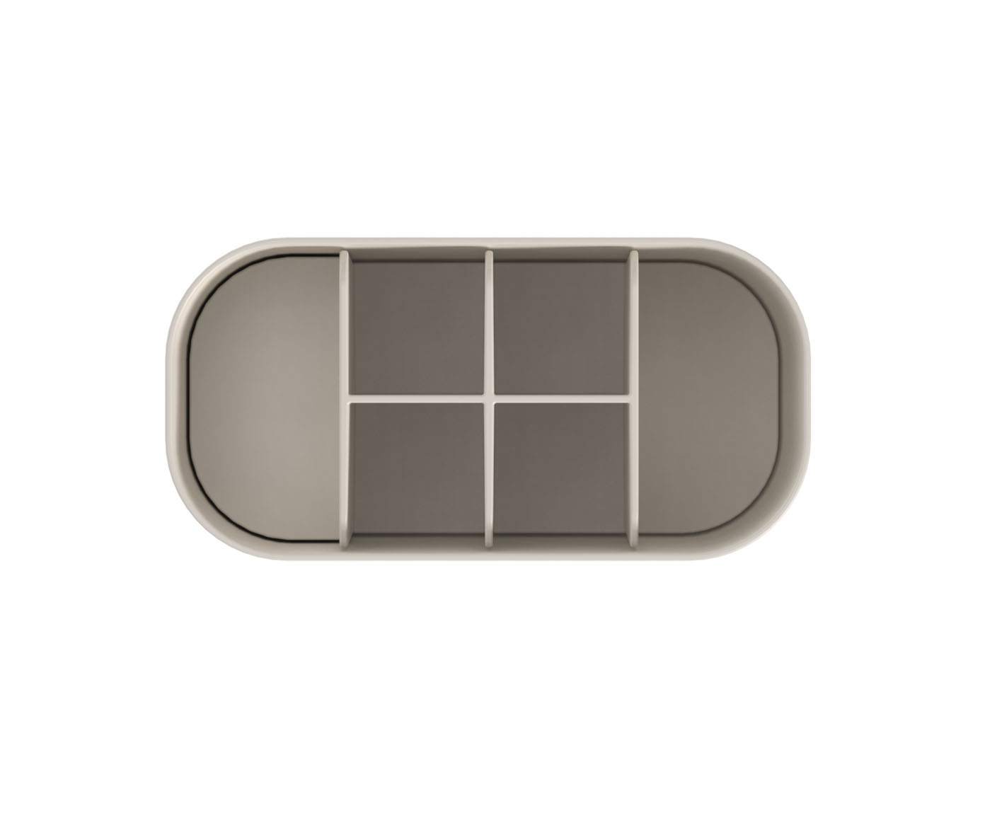 Organizador de Maquiagem Bold Bege image number 3