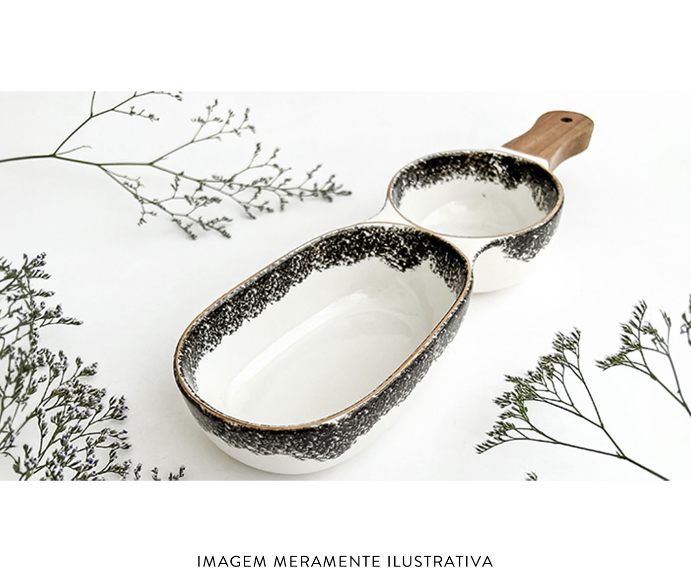Enfeite com Cabo Dual Preto II - image 1