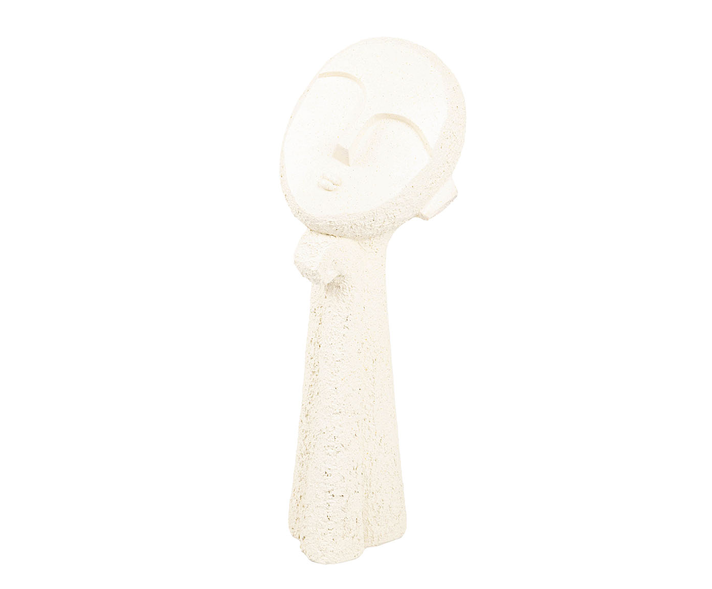 Escultura em Resina Face II Creme image number 0