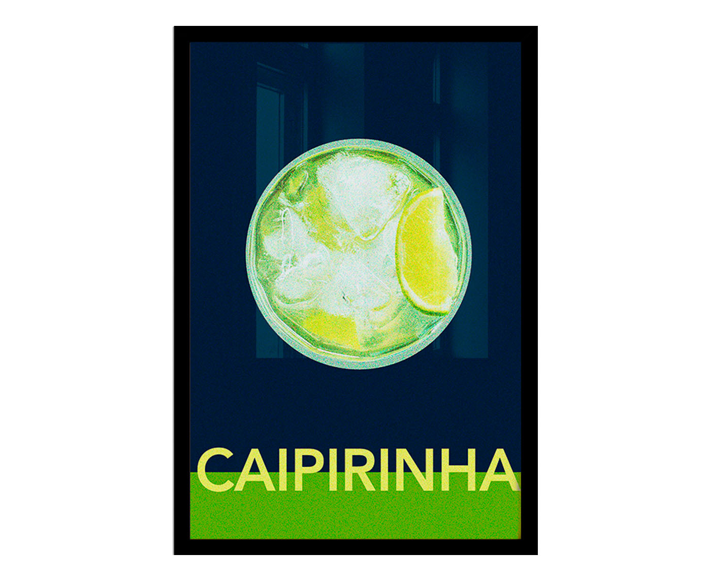 Quadro Caipirinha com Moldura Preta image number 1