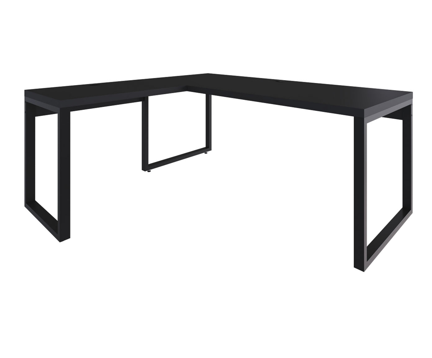 Mesa em L Yon Presidente  Preto image number 0
