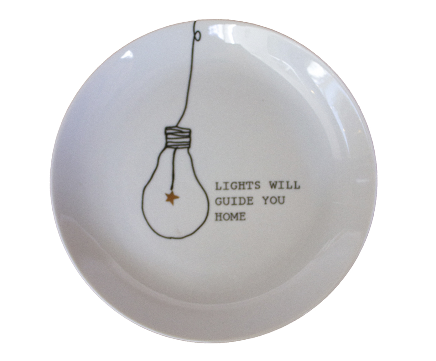 Prato Decorativo "Lights Will Guide You Home" image number 0