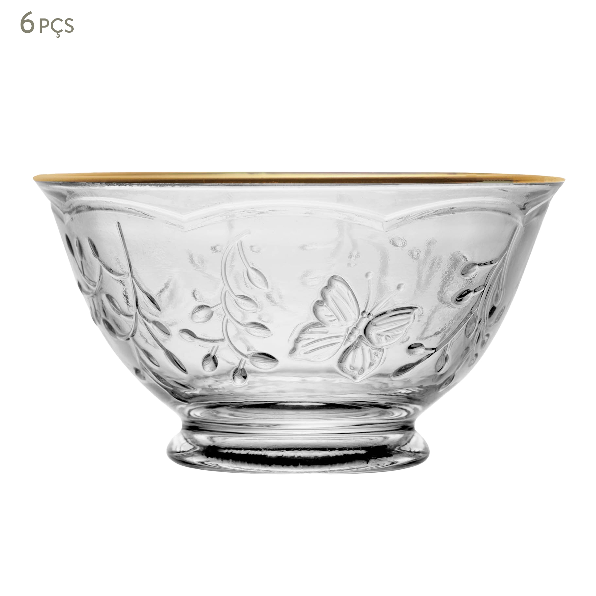 Jogo de Bowls New Butterfly Fio Dourado image number 0