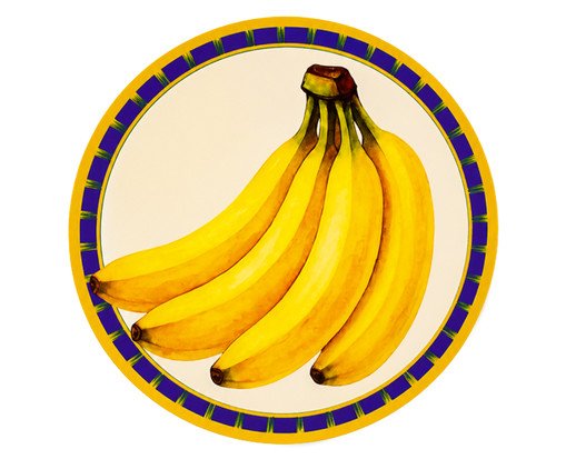 Azulejo Decorativo Redondo Banana image number 0