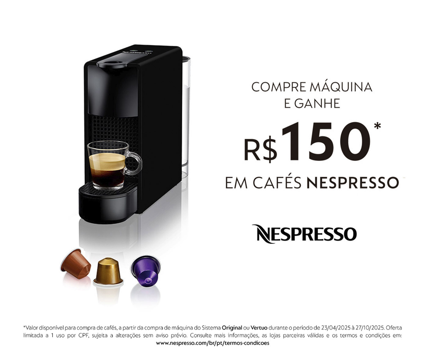 Cafeteira Nespresso Essenza Mini C30 Preta - 110V image number 5