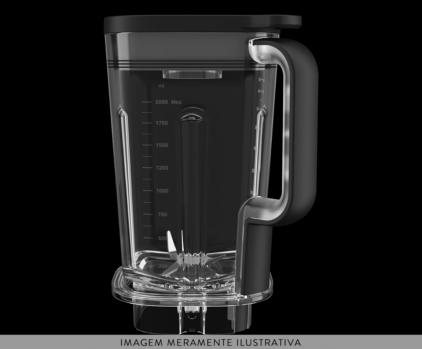 Liquidificador Pure Power Kitchenaid Black Matte image number 5