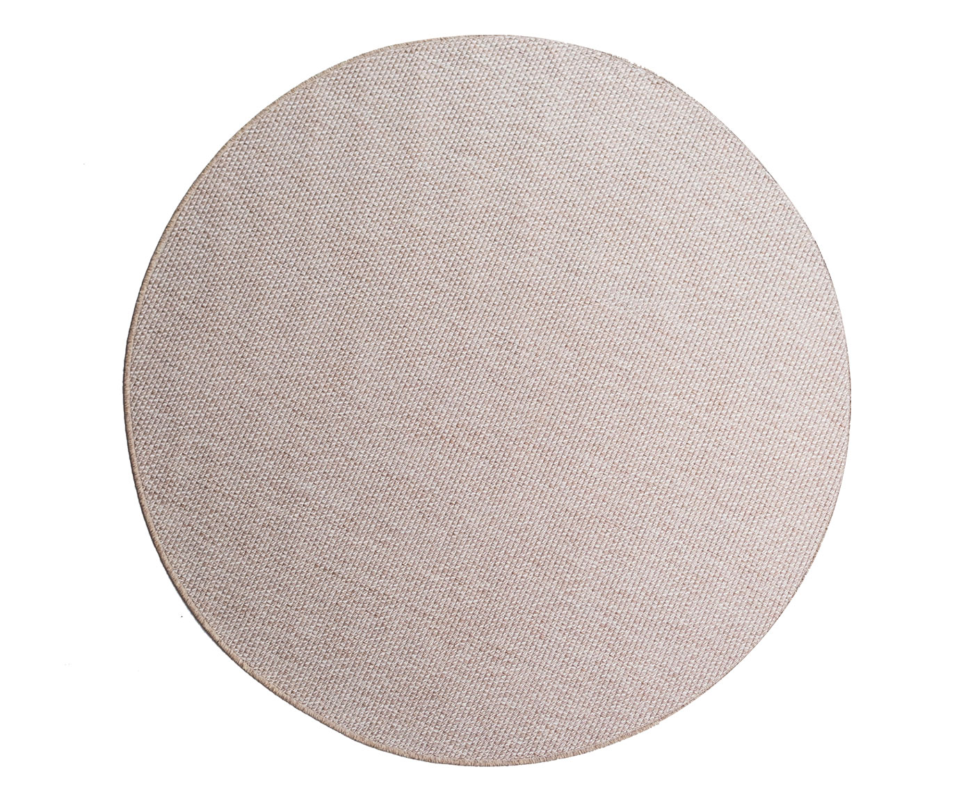 Tapete Redondo Artesanal Look Jacquard Flor de Liz A image number 1