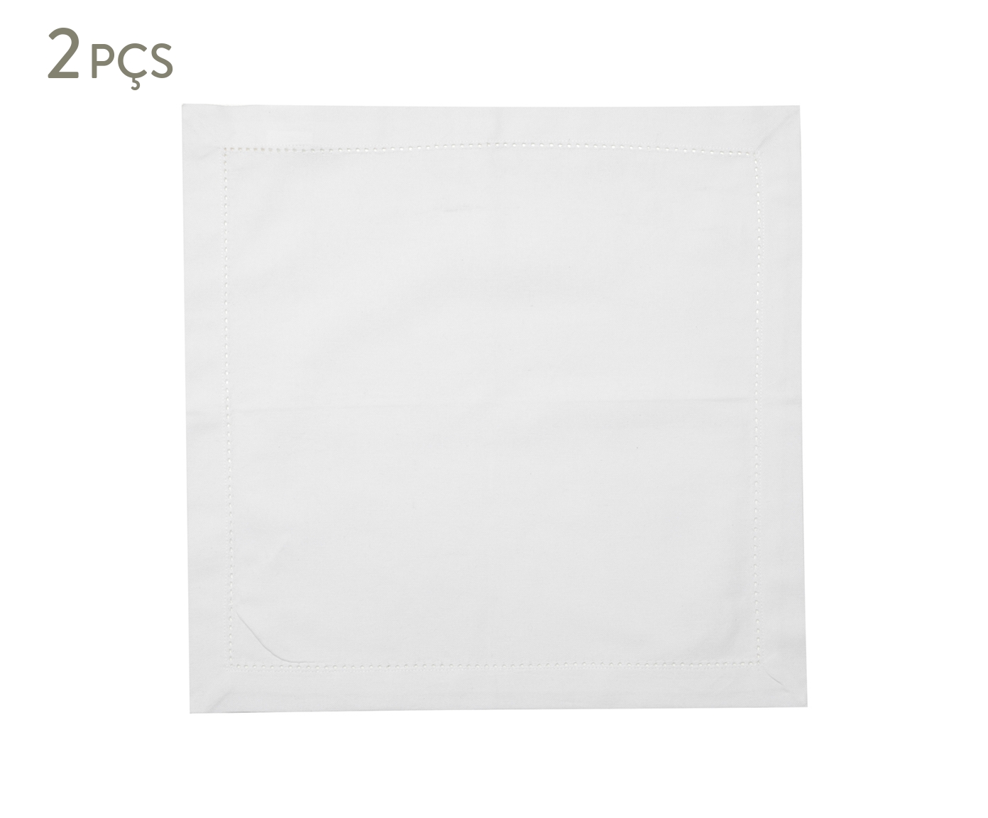 Jogo de Guardanapos Ponto Ajour Branco - image 0