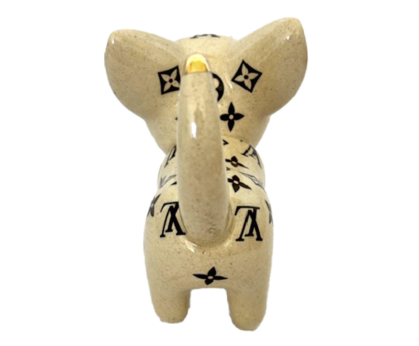 Adorno Gato Inked Miau Louis Vuitton Bege image number 2
