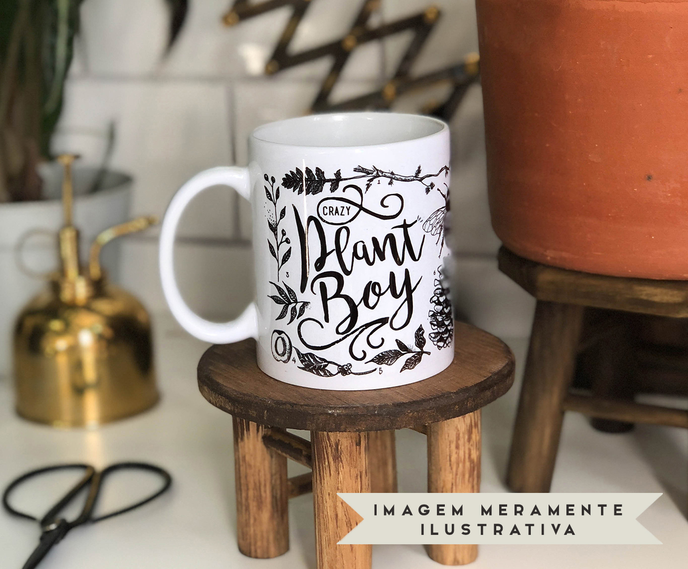 Caneca Crazy Plant Boy image number 4
