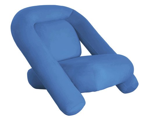 Poltrona Adele Veludo Azul image number 0