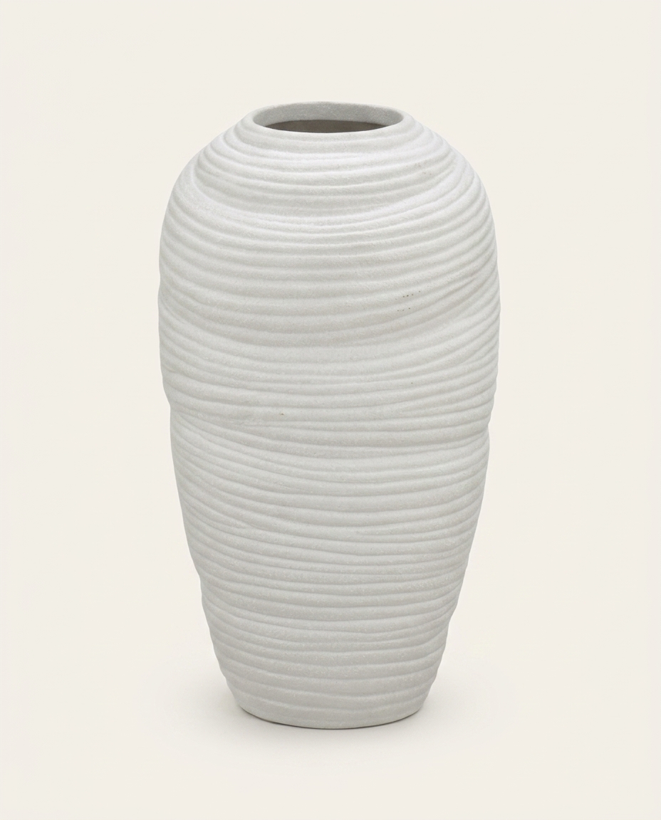 Vaso em Cer&acirc;mica Satete I - Off White - image 0