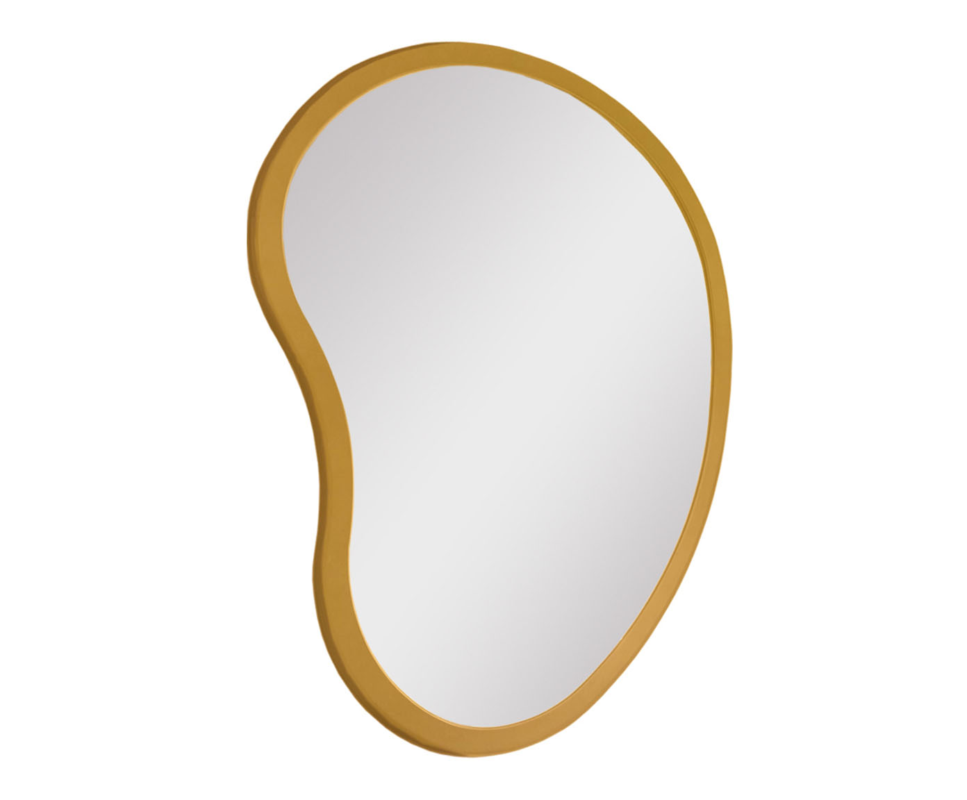 Espelho de Parede Org&acirc;nico Egg Dourado image number 1