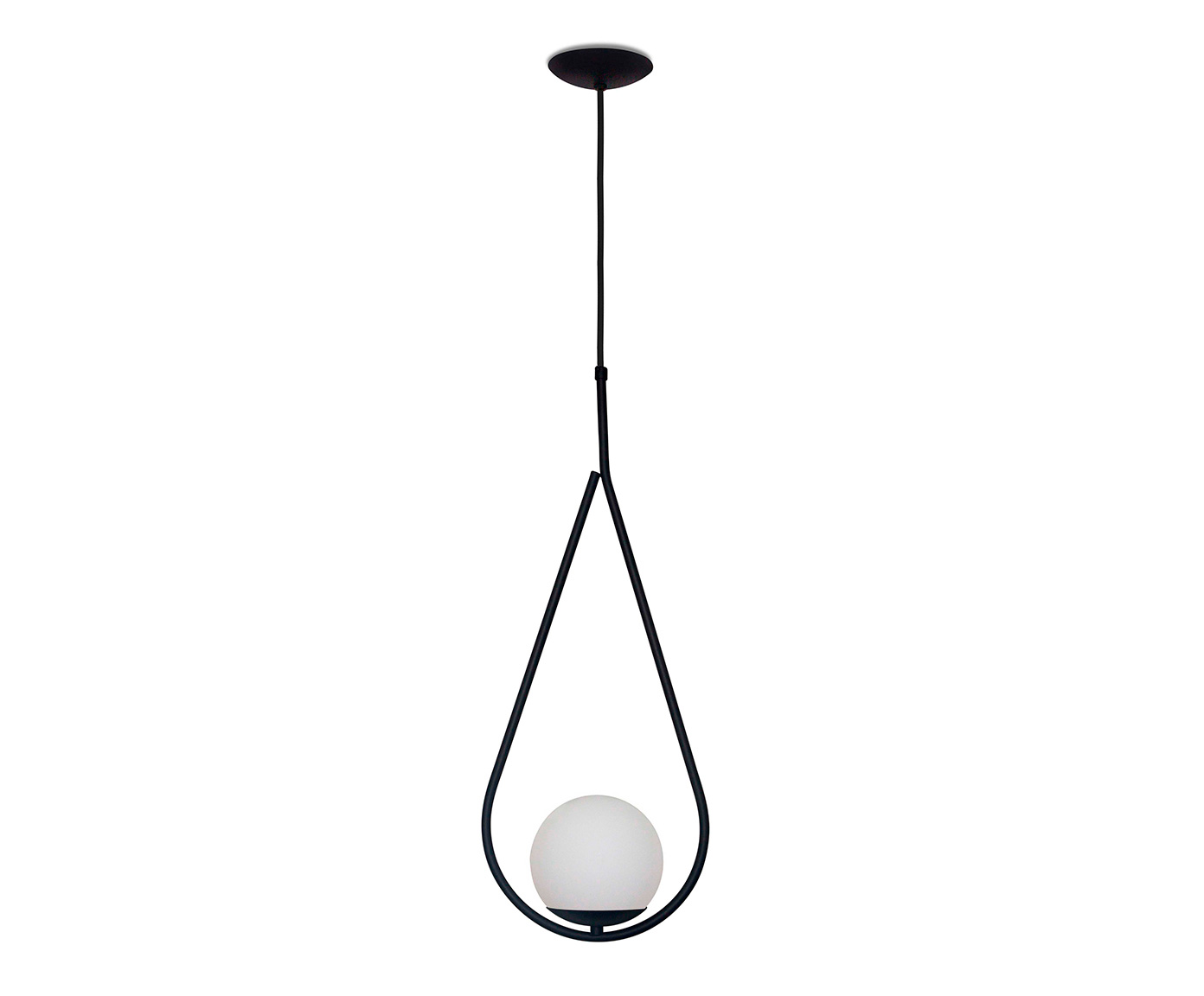 Pendente Gota Preto  - Bivolt image number 0