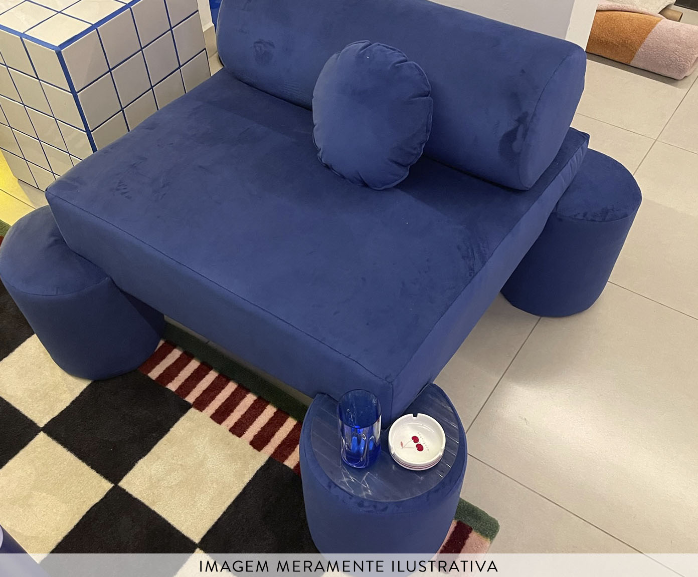 Poltrona Roberto Azul - image 1