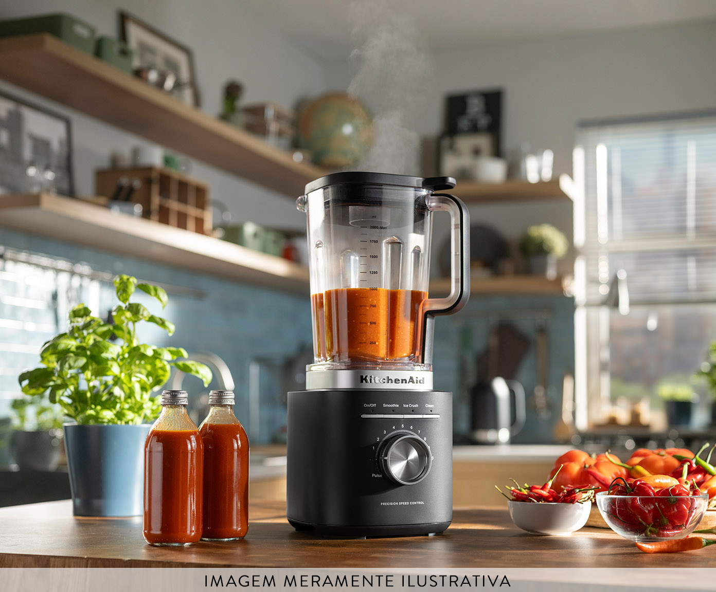 Liquidificador Pure Power Kitchenaid Black Matte image number 7