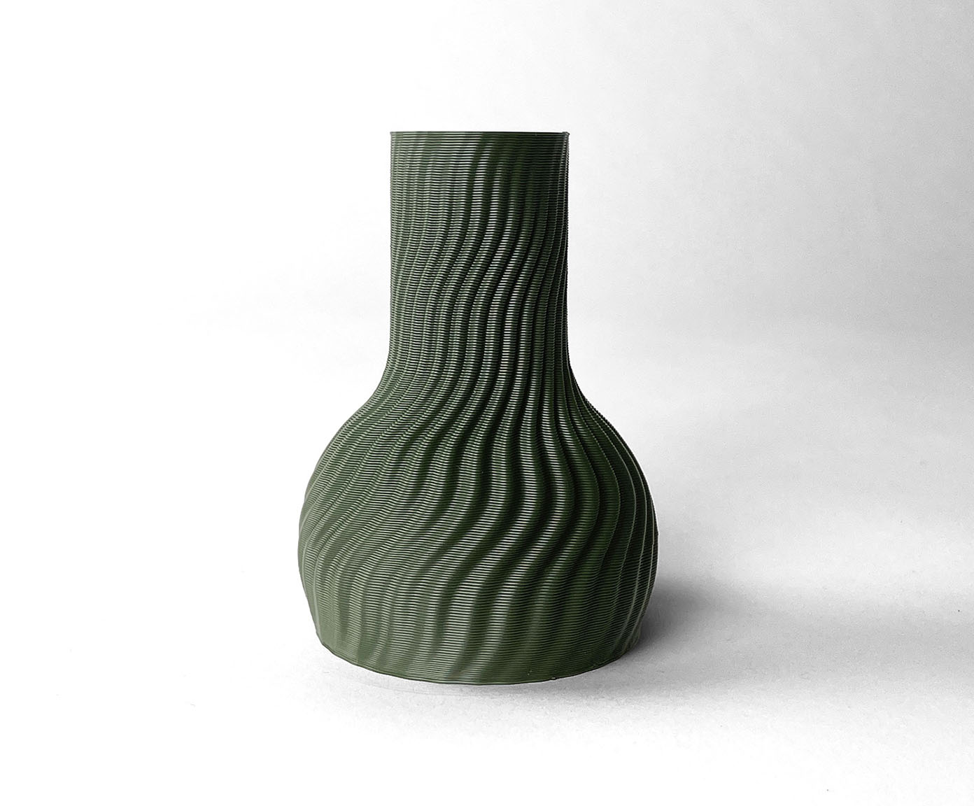 Mini Vaso Onda 2 Verde image number 1