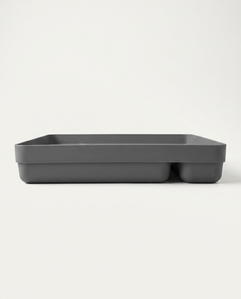 Organizador de Talheres Logic Cinza Escuro - image 1
