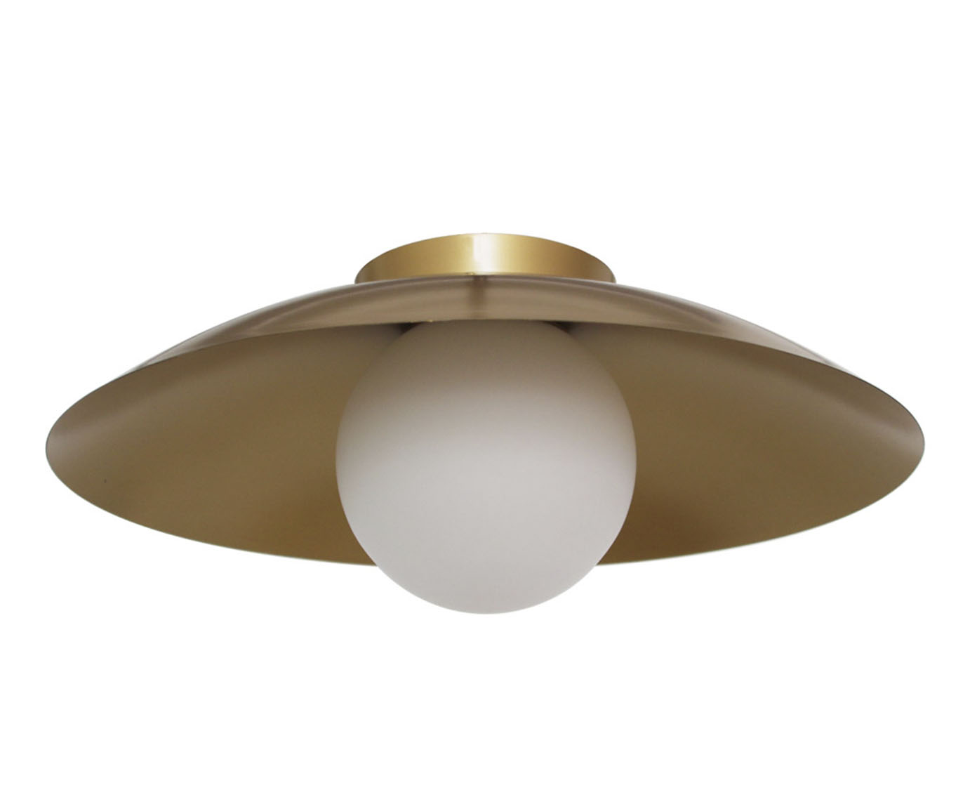 Plafon Sobrepor 28W Cuia Dourado - image 0