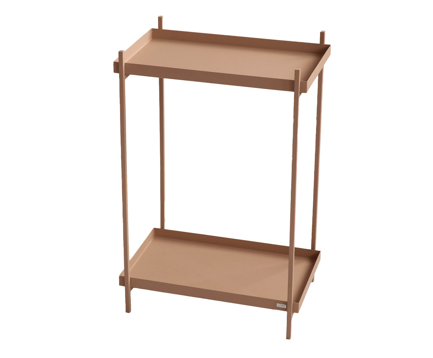 Mesa de Cabeceira Slim Wire Terracota image number 0