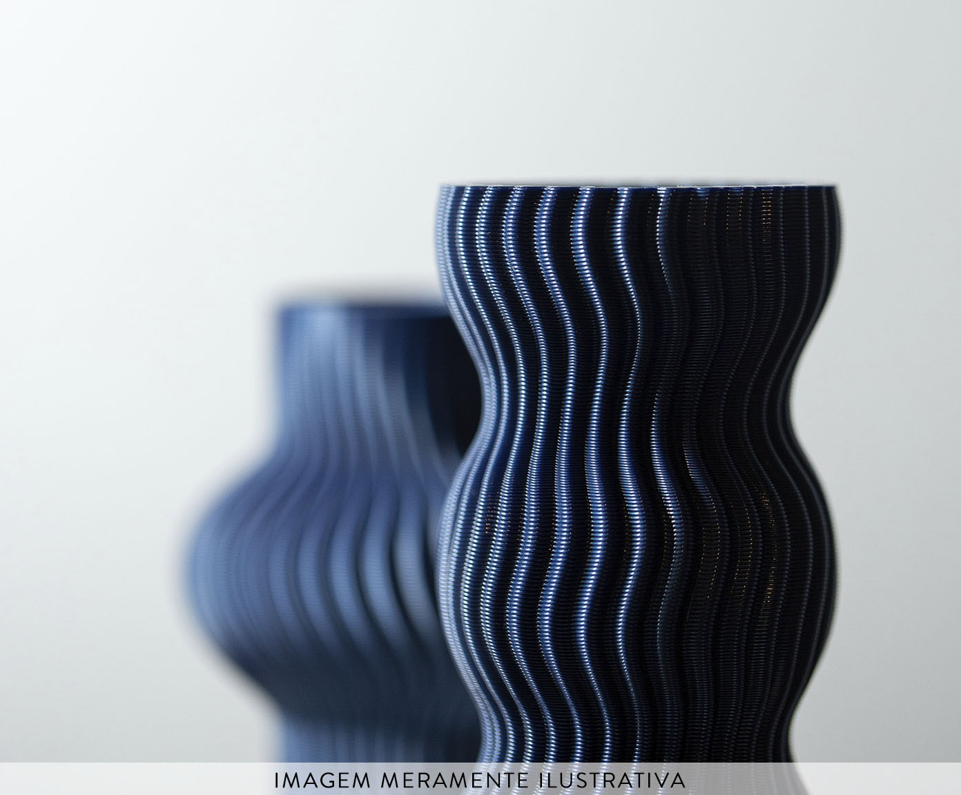 Mini Vaso Onda 3 Azul image number 5