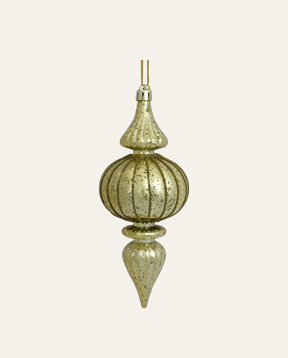 Enfeite Natalino Gota Mercury Dourado - image 0