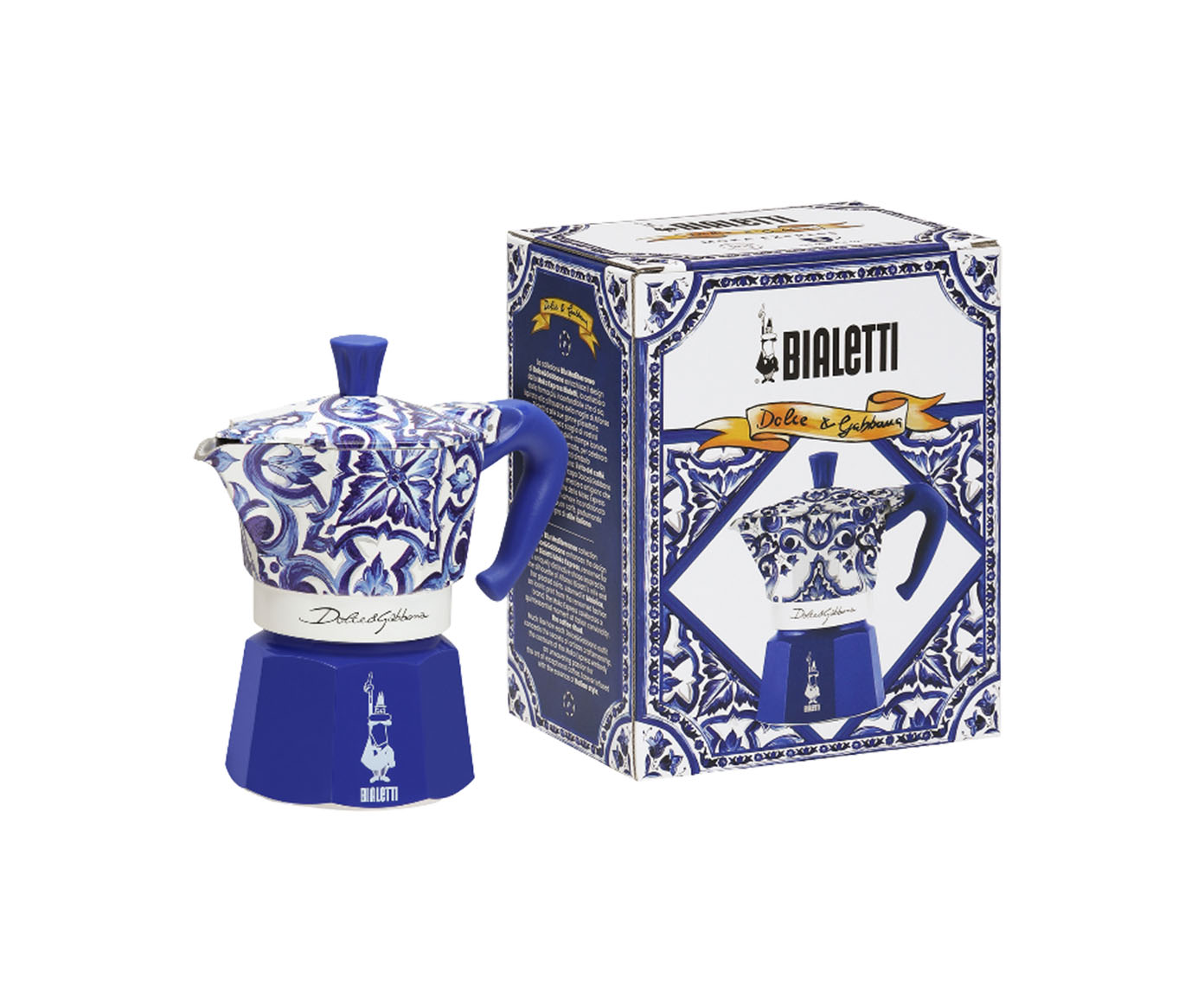Cafeteira Moka Express D&G Blu image number 2