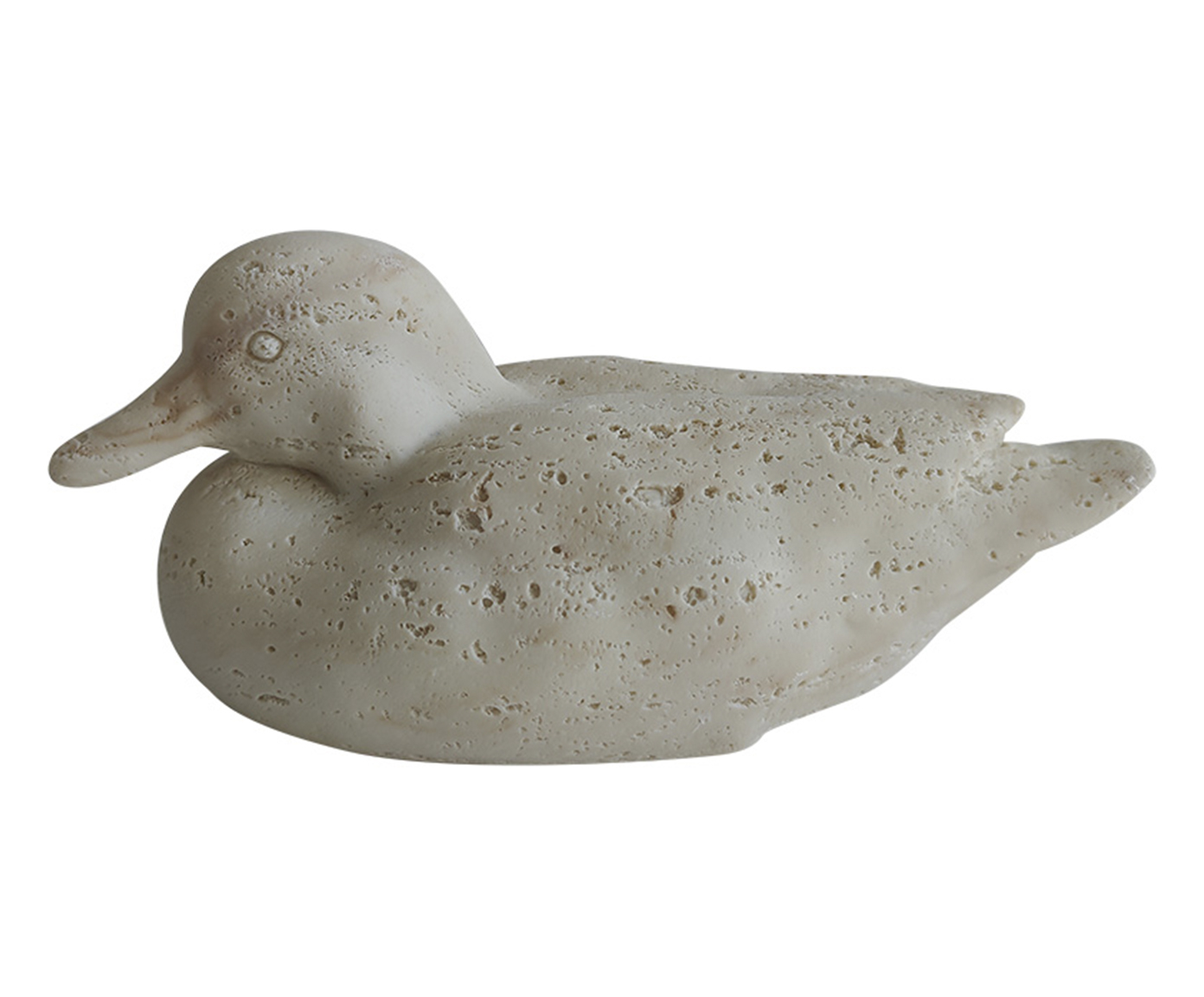 Adorno Decorativo Pato Piume Creme Pequeno image number 0