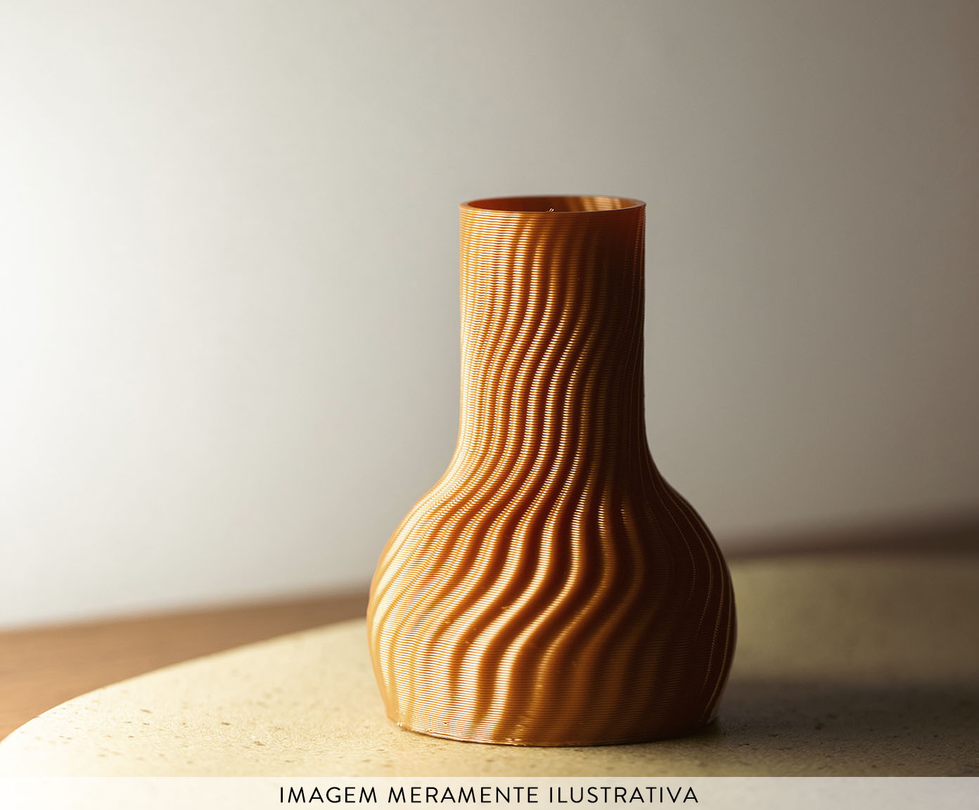 Mini Vaso Onda 2 Terracota image number 4