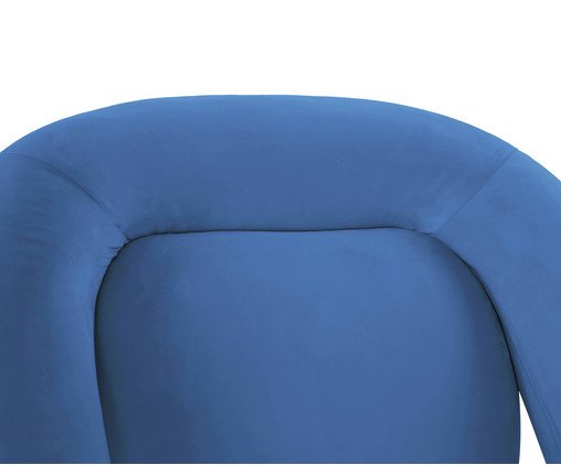 Poltrona Adele Veludo Azul image number 4