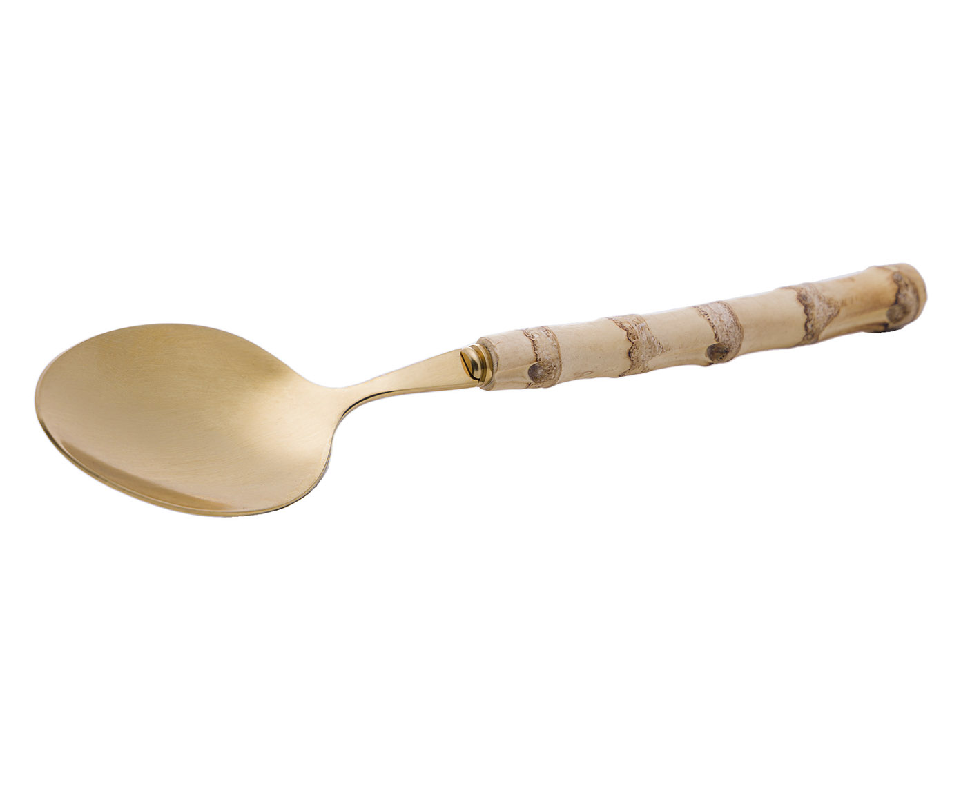 Faqueiro de A&ccedil;o Inox Bambum Tulum Dourado image number 3